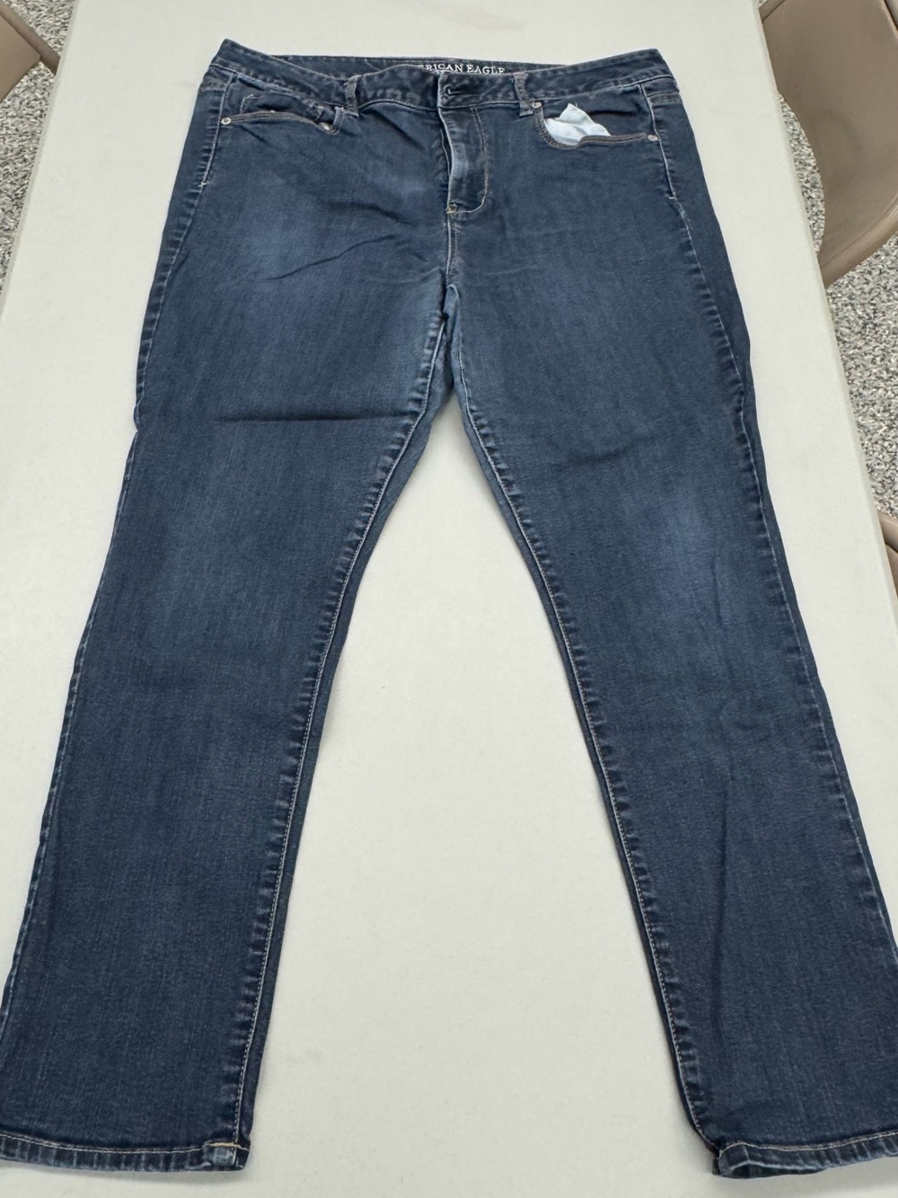 American Eagle Outfitters Skinny Jeans - Dark Blue Wash